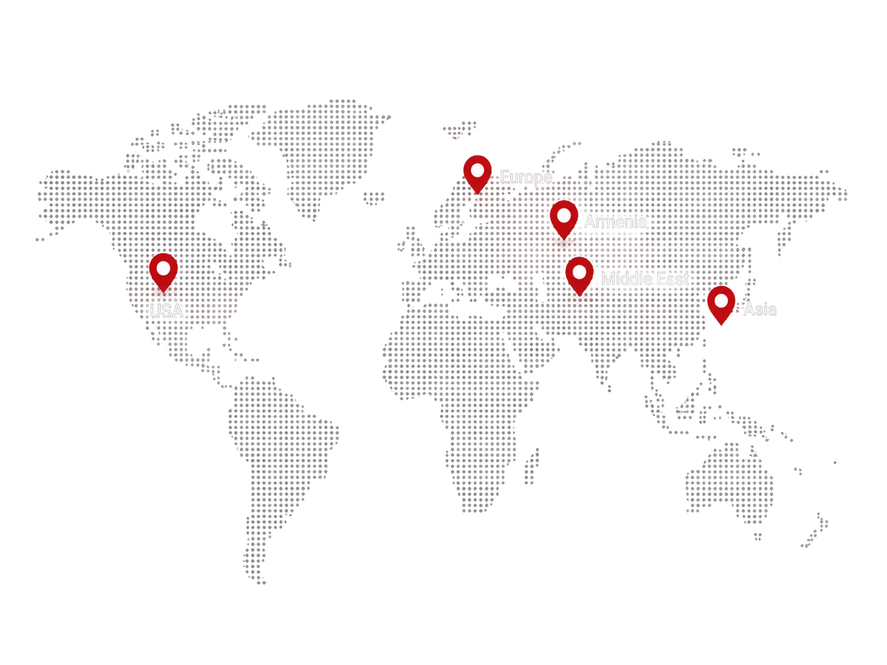 TTM presence world map